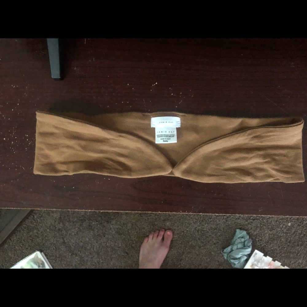 Jamie Kay Organic Cotton Headband : Mustard